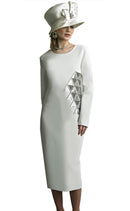 Lyly And Taylor Dress 621-Ivory