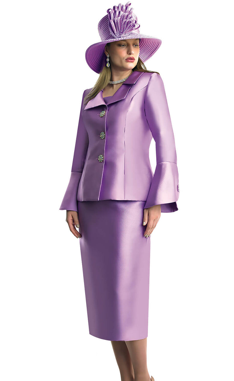 Lily And Taylor Suit 4107-Lilac - Church Suits For Less
