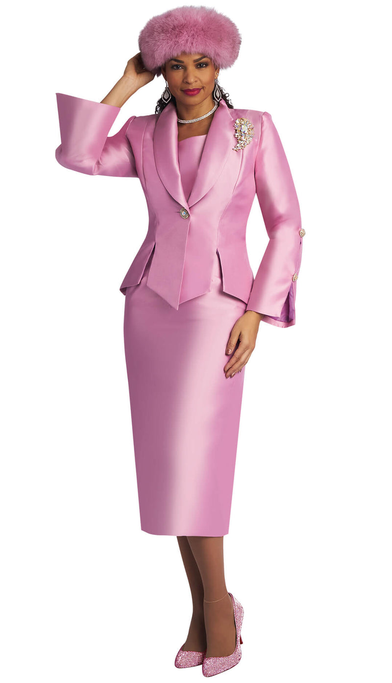 Lily And Taylor Suit 4343-Rose - Church Suits For Less