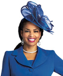 Lily and Taylor Hat H121-Royal Blue - Church Suits For Less