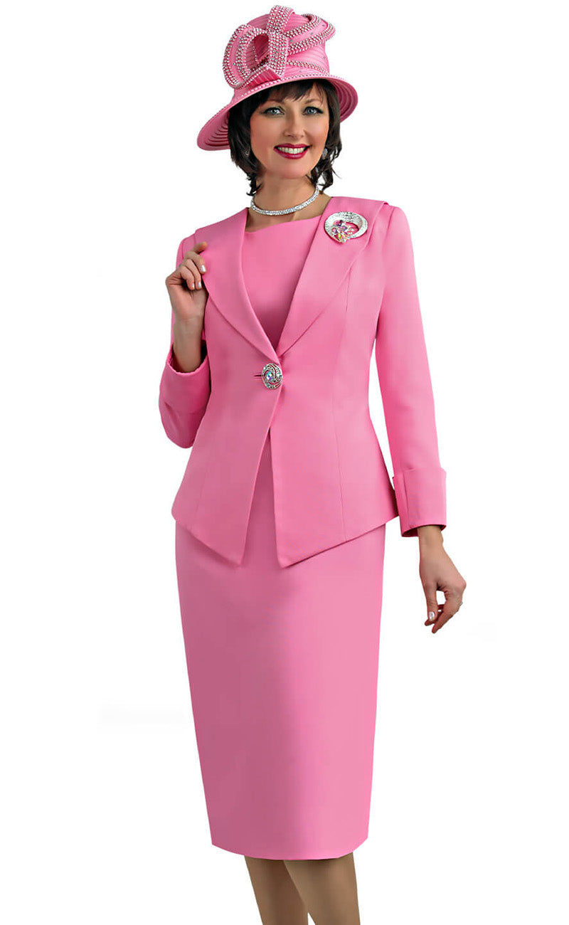 Lily And Taylor Suit 4586-Pink - Church Suits For Less