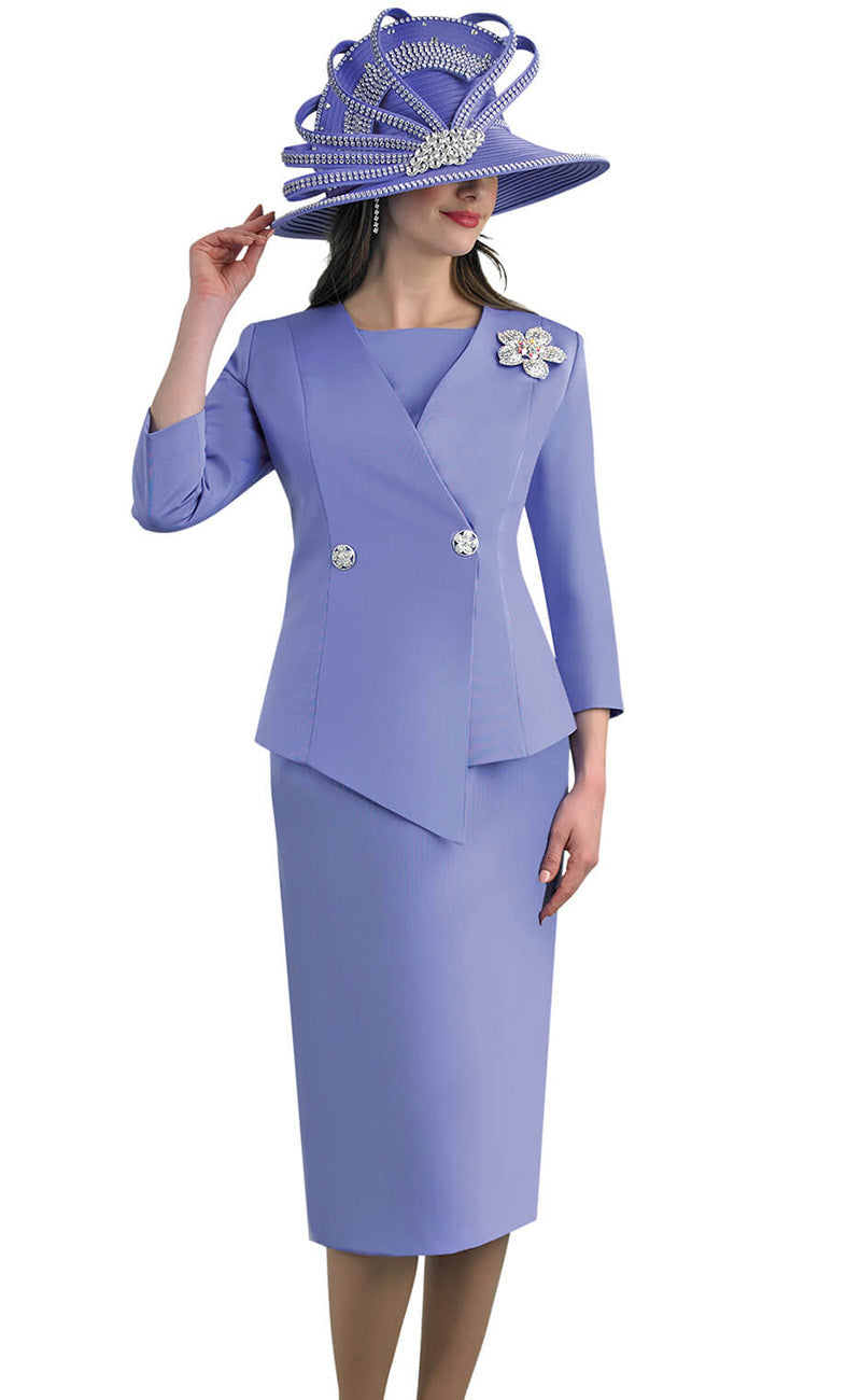 Lily And Taylor Suit 4588-Lavender - Church Suits For Less