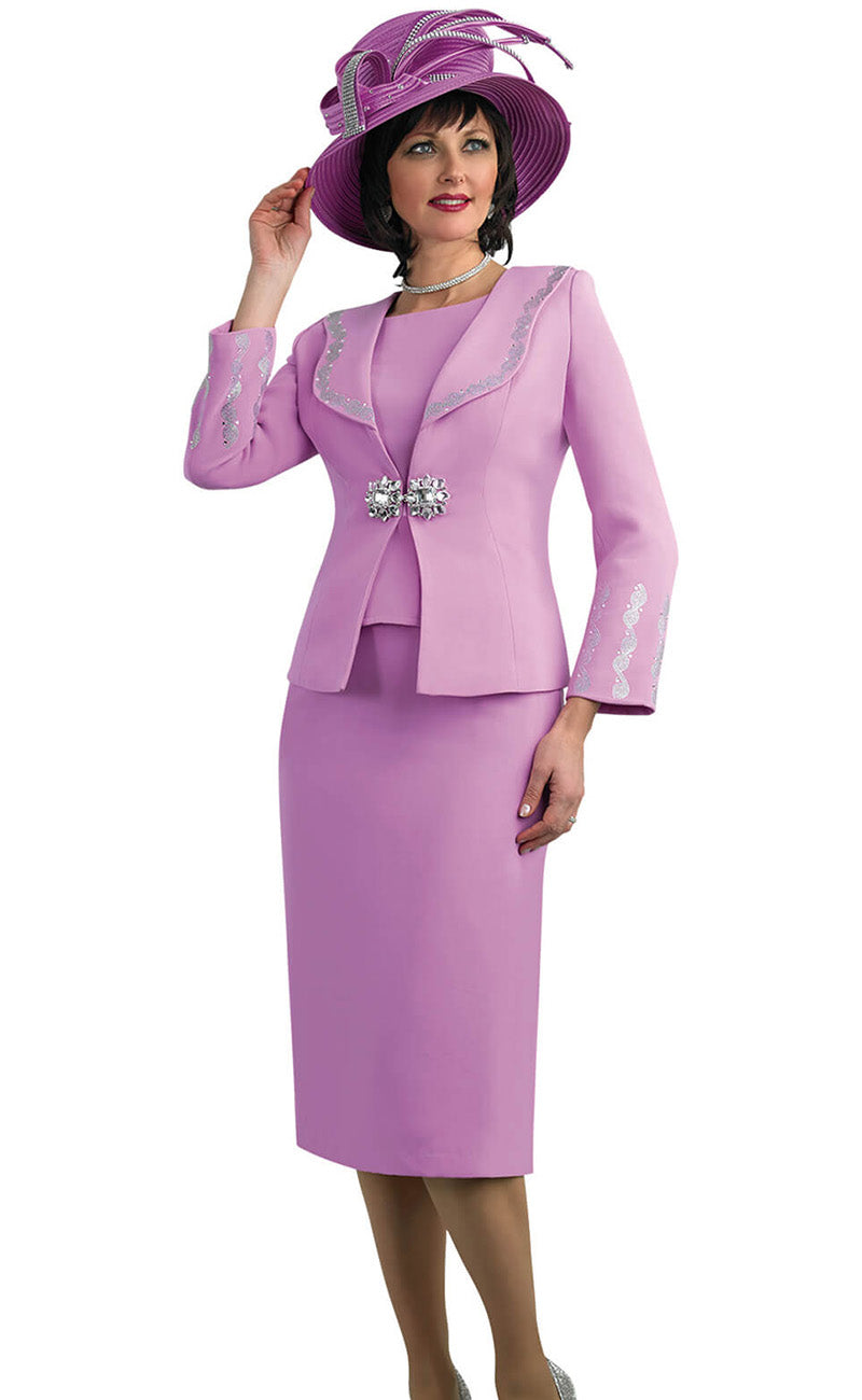 Lily And Taylor Suit 4594-Rose - Church Suits For Less
