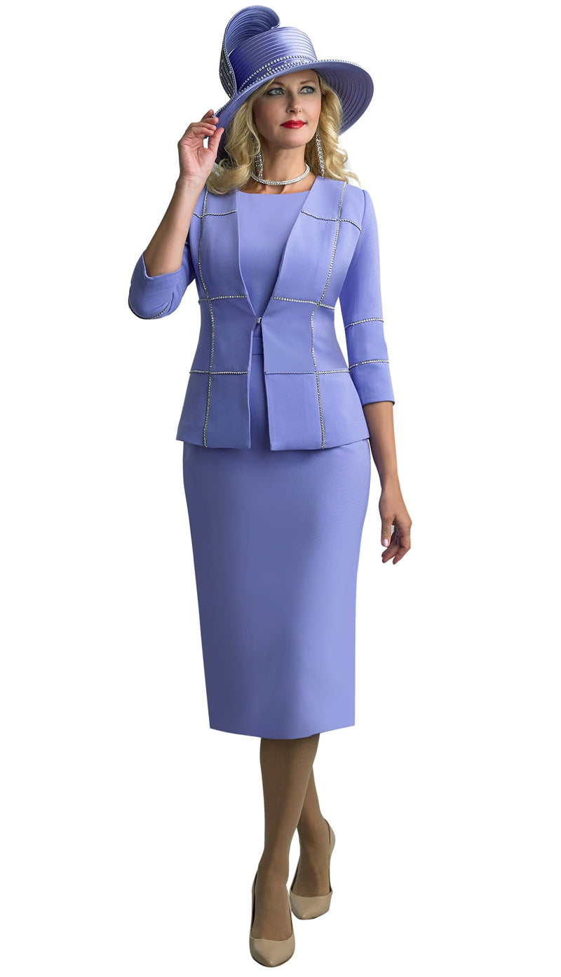 Lily And Taylor Suit 4623-Lavender - Church Suits For Less