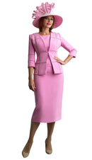 Lily And Taylor Suit 4623-Pink - Church Suits For Less
