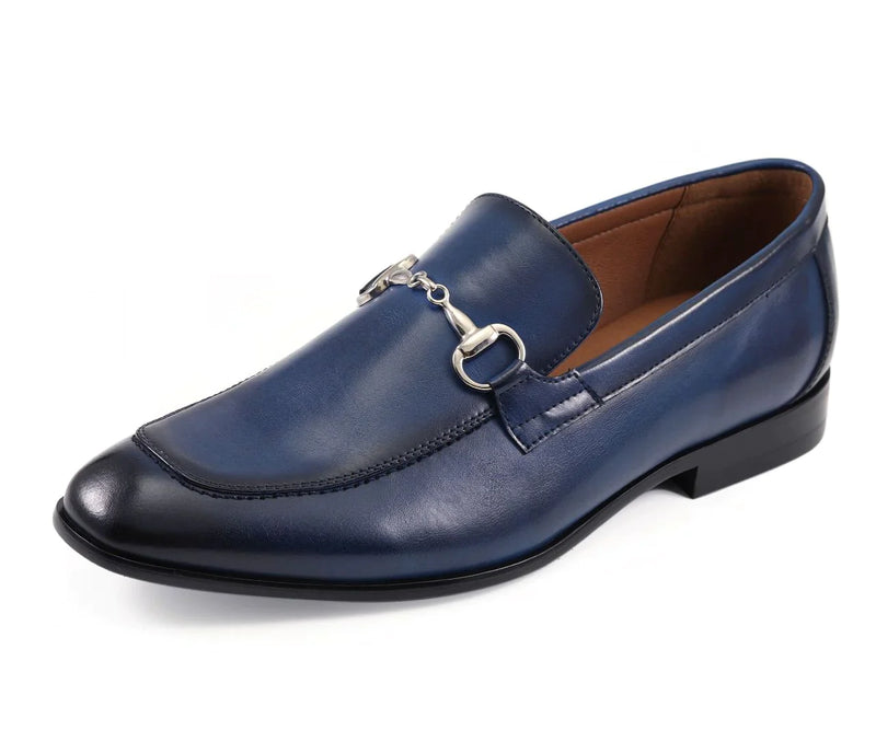Men Dress Shoes-MARCO NAVY Men Dress Shoes-MARCO NAVY