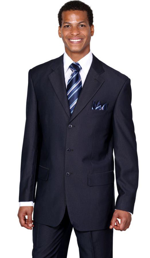 Milano Moda Suit MD5802-Navy - Church Suits For Less