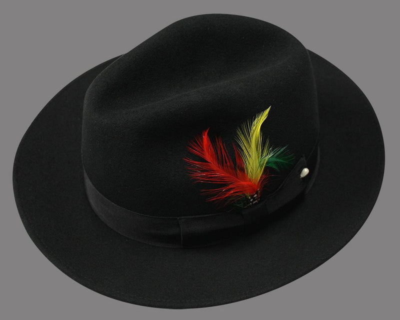 Men Untouchable Hat-Black - Church Suits For Less