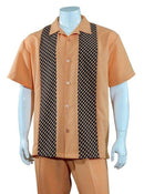 Fortino Landi Walking Set 2968-Rust - Church Suits For Less