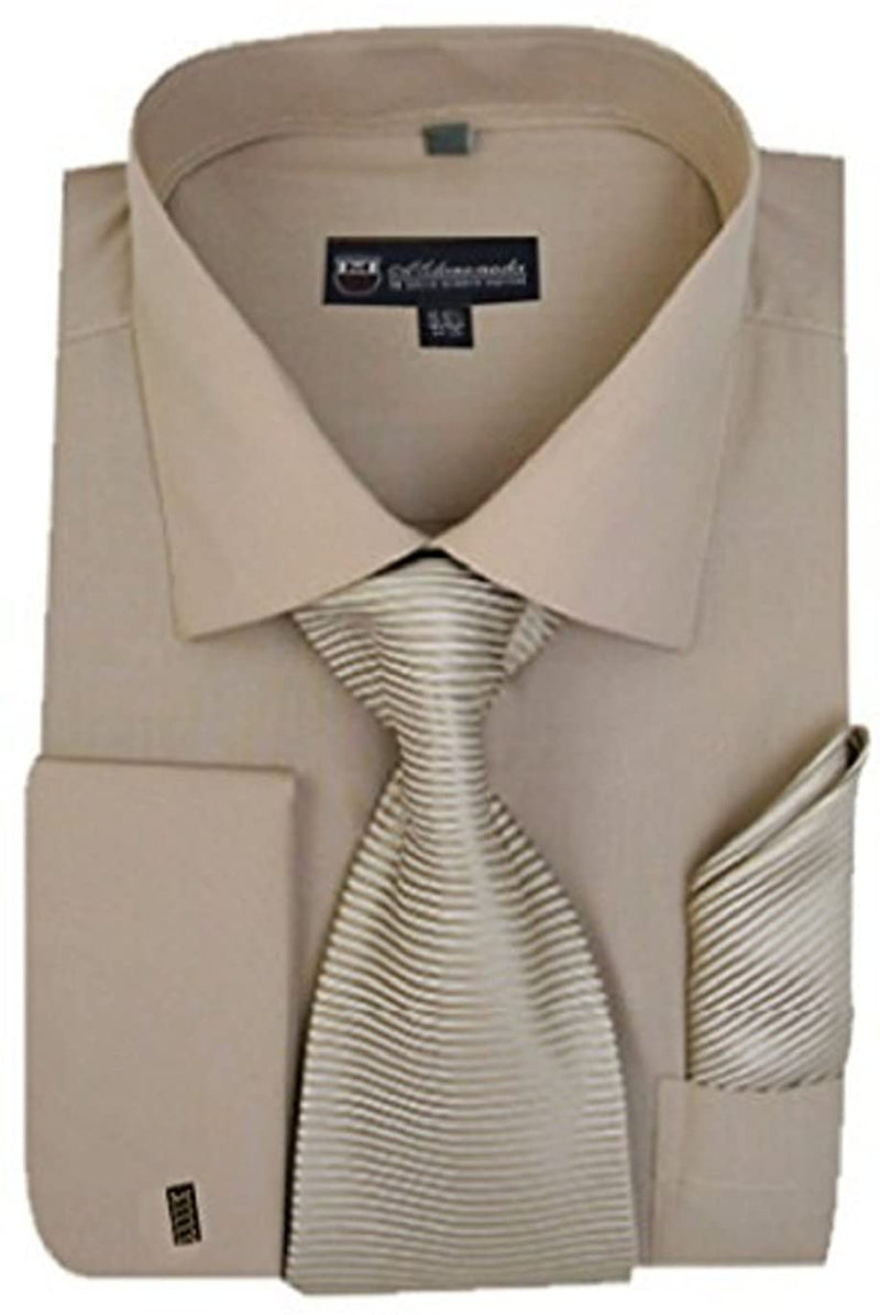 Men Dress Shirt SG-27-Khaki