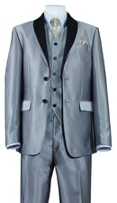 Fortino Landi Suit 5702V5-Grey - Church Suits For Less