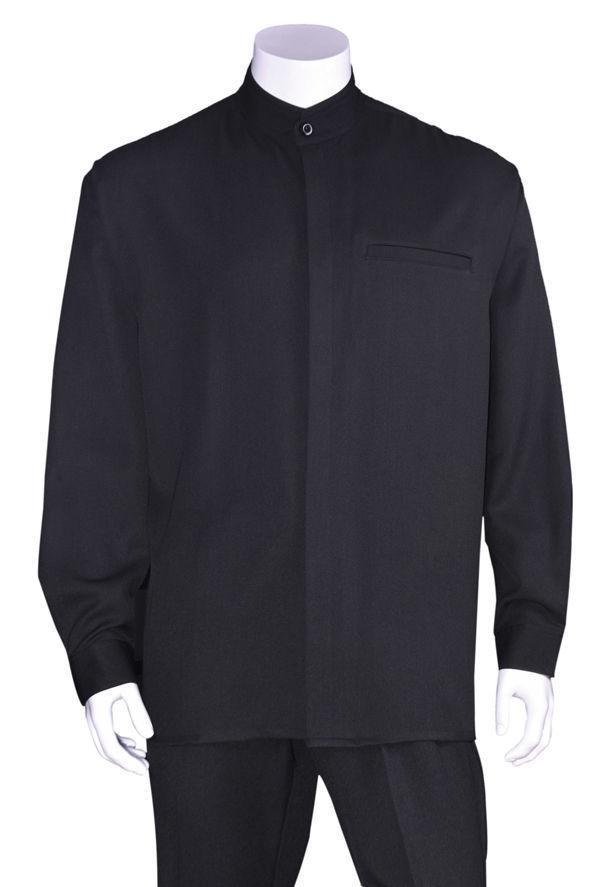 Fortino Landi Walking Set M2826-Black - Church Suits For Less