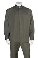 Fortino Landi Walking Set M2826-Olive - Church Suits For Less