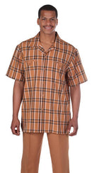 Milano Moda Walking Set M2952-Rust - Church Suits For Less