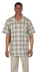 Milano Moda Walking Set M2952-Tan - Church Suits For Less