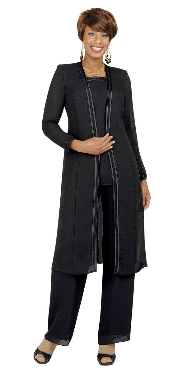 Misty Lane Pant Suit 13062C-Black