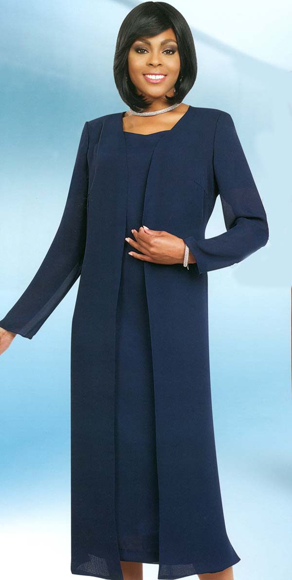 Misty Lane Usher Suit 13059C-Navy - Church Suits For Less