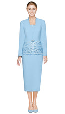 \Nina Massini Church Suit 2460c-White - Church Suits For Less