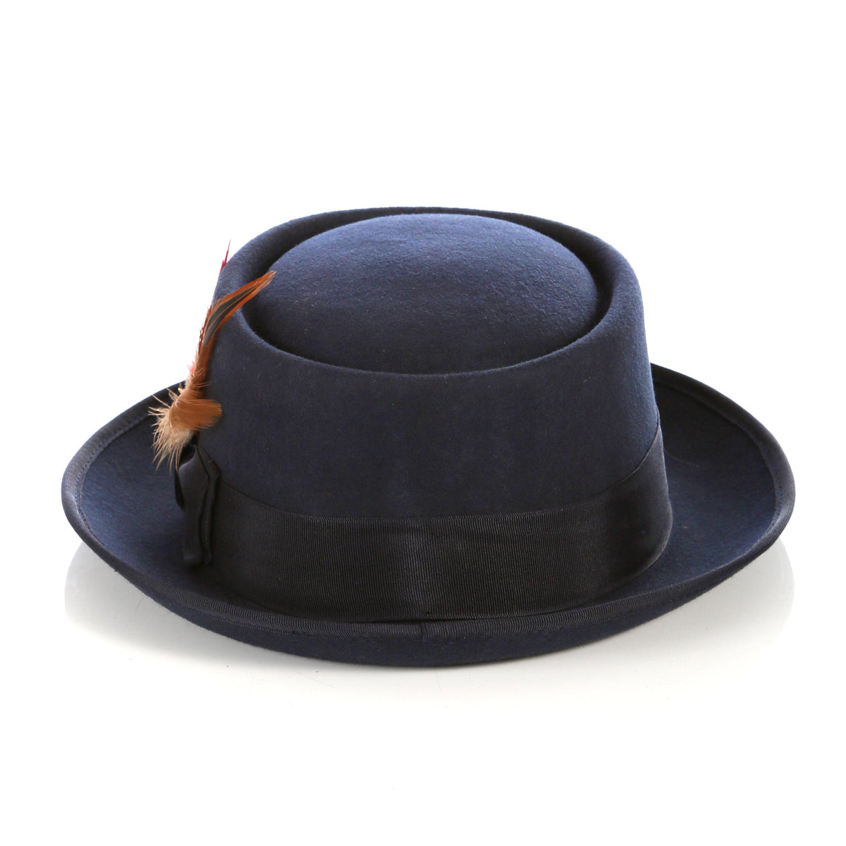 Men Classic Pork Pie Hat-MSD32