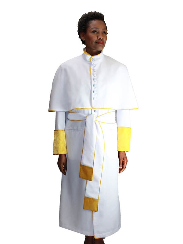 Papal Robe RR9002C-White/Gold