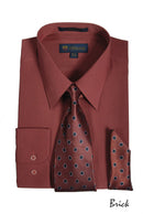 Men Dress Shirt SG21-Brick