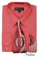 Men Dress Shirt SG21-Fuchsia