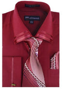 Men Dress Shirt SG28-Burgundy