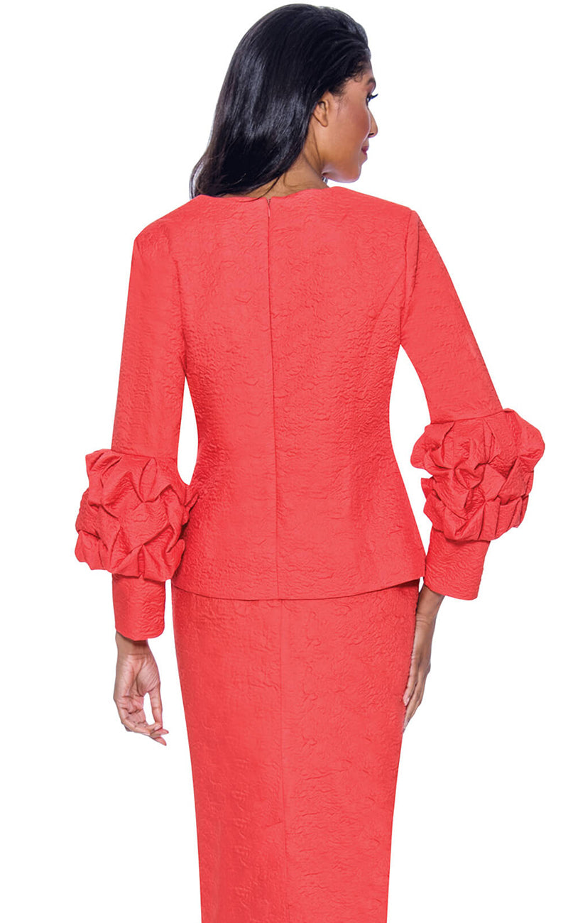 Stellar Looks Skirt Suit 2012-Coral