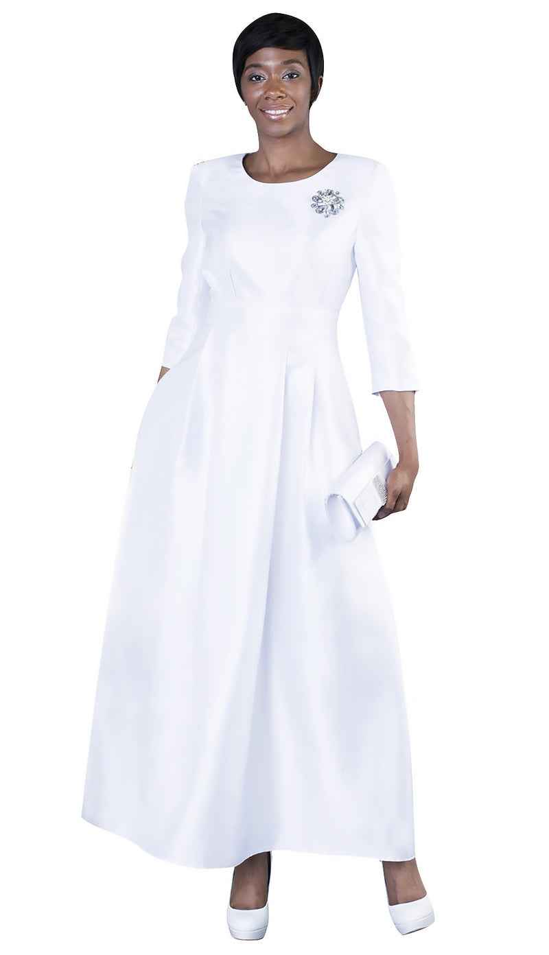 Tally Taylor Dress 4497-White