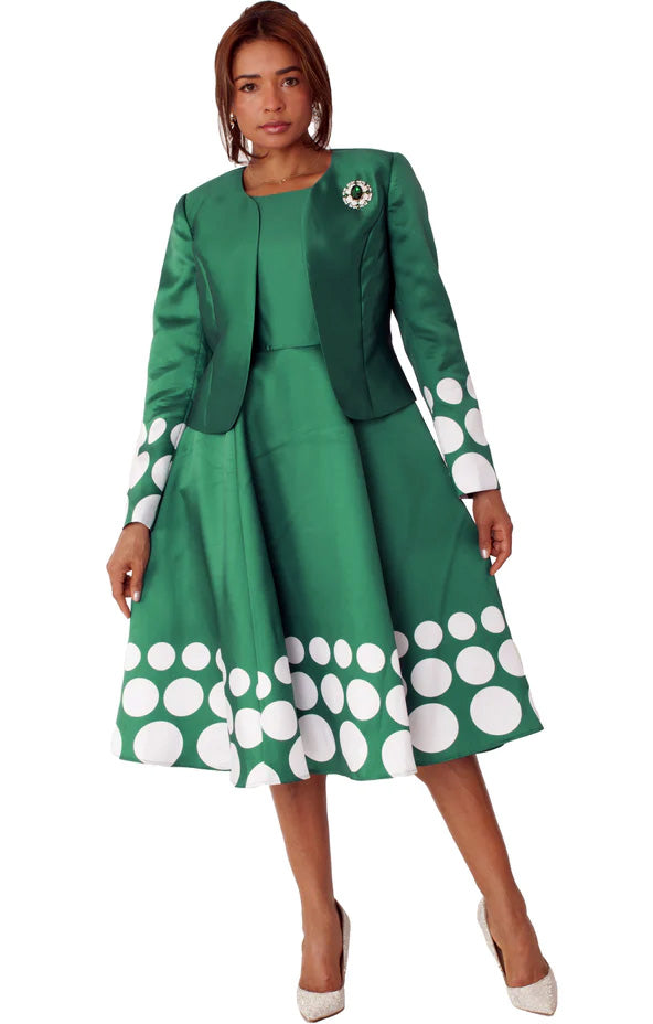 Tally Taylor Dress 4817-Emerald