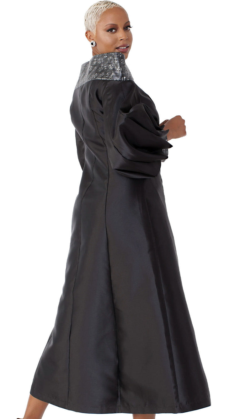 Tally Taylor Church Robe 4803-Black - Church Suits For Less
