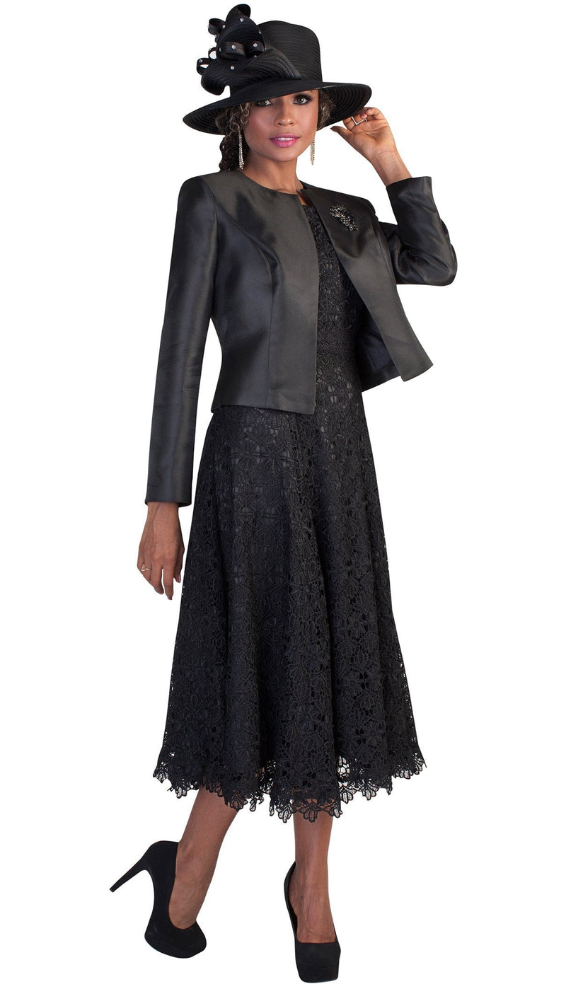 Tally Taylor Dress 4529-Black - Church Suits For Less