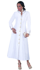 Tally Taylor Church Robe 4445-White - Church Suits For Less