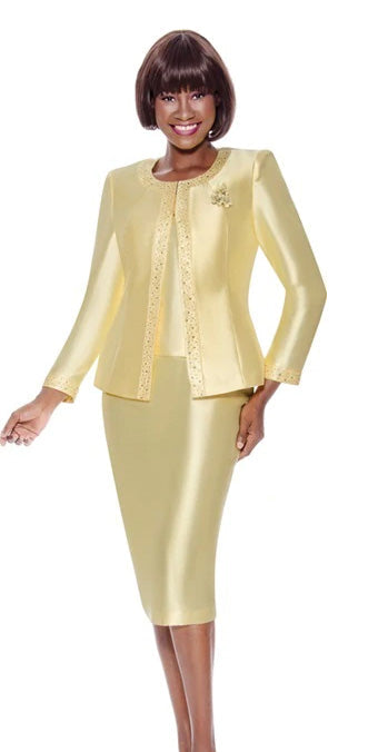 Terramina Church Suit 7637-Sunflower - Church Suits For Less