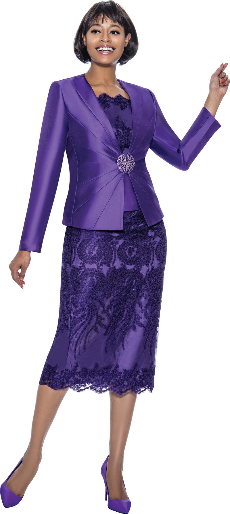 Terramina Suit 7817-Purple - Church Suits For Less