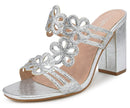 Women Church Shoes URSA-C-Silver - Church Suits For Less
