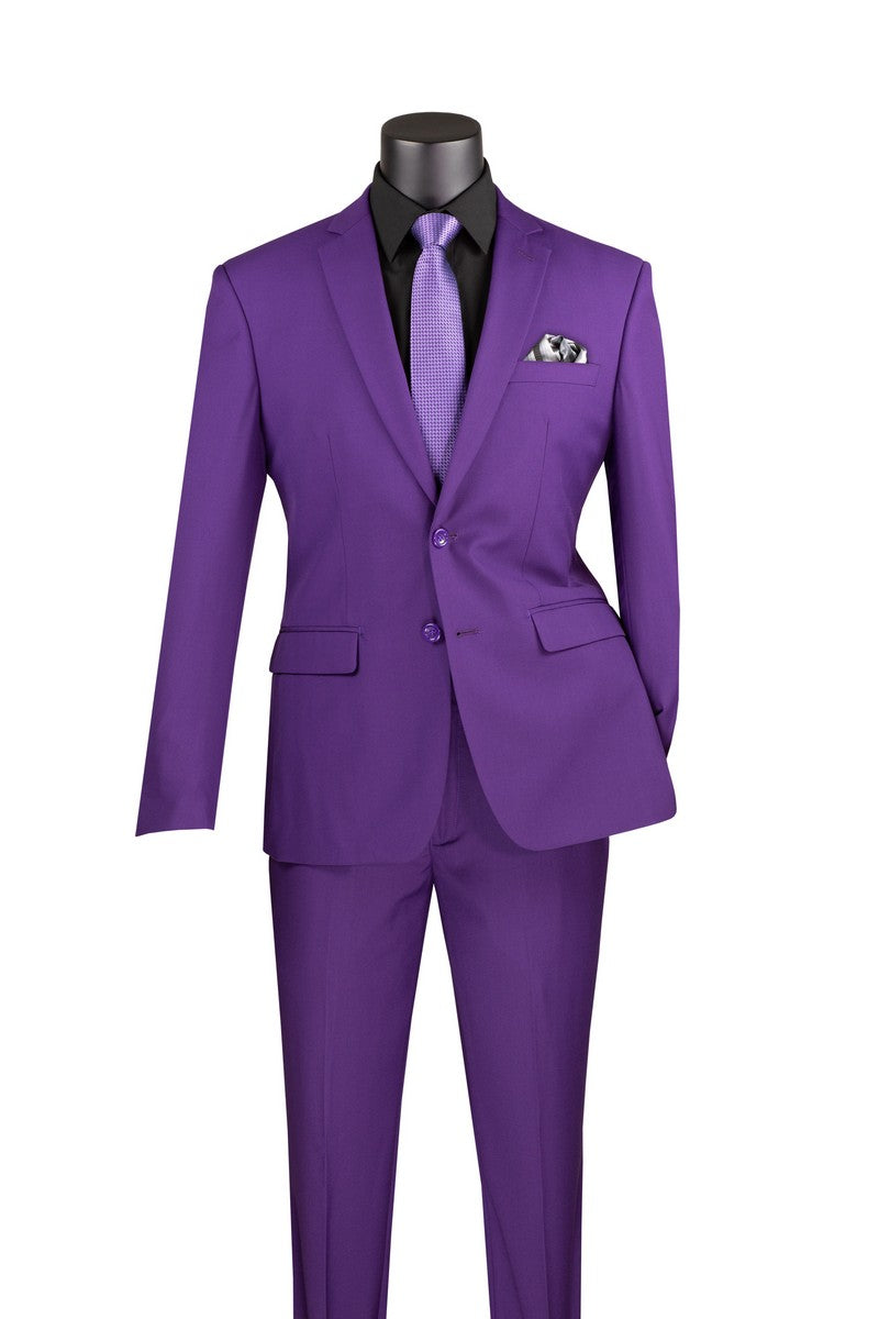 Vinci Men Suit SC900-12-Purple