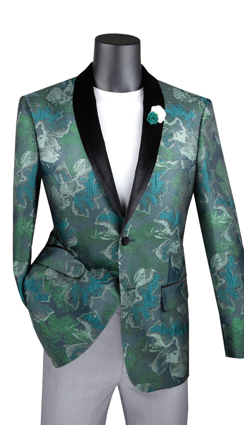 Vinci Sport Jacket BSF-11-Emerald - Church Suits For Less