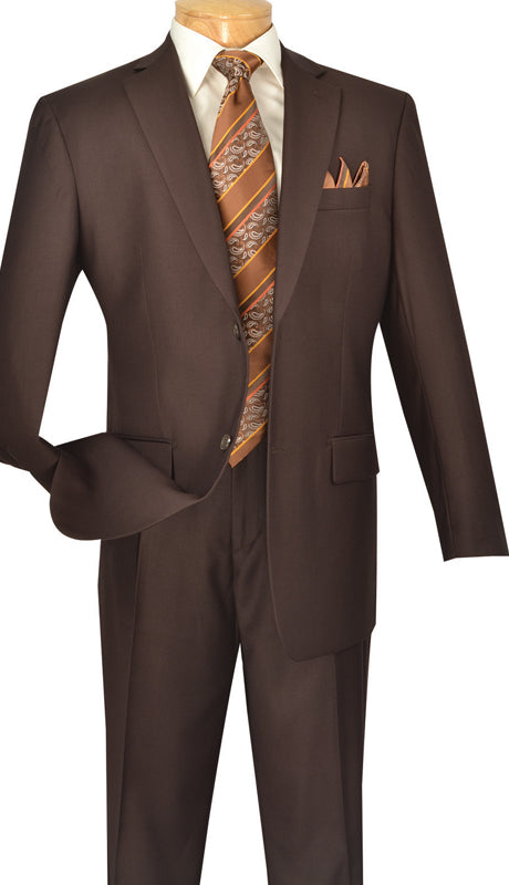 Vinci Suit 2TR-Brown - Church Suits For Less