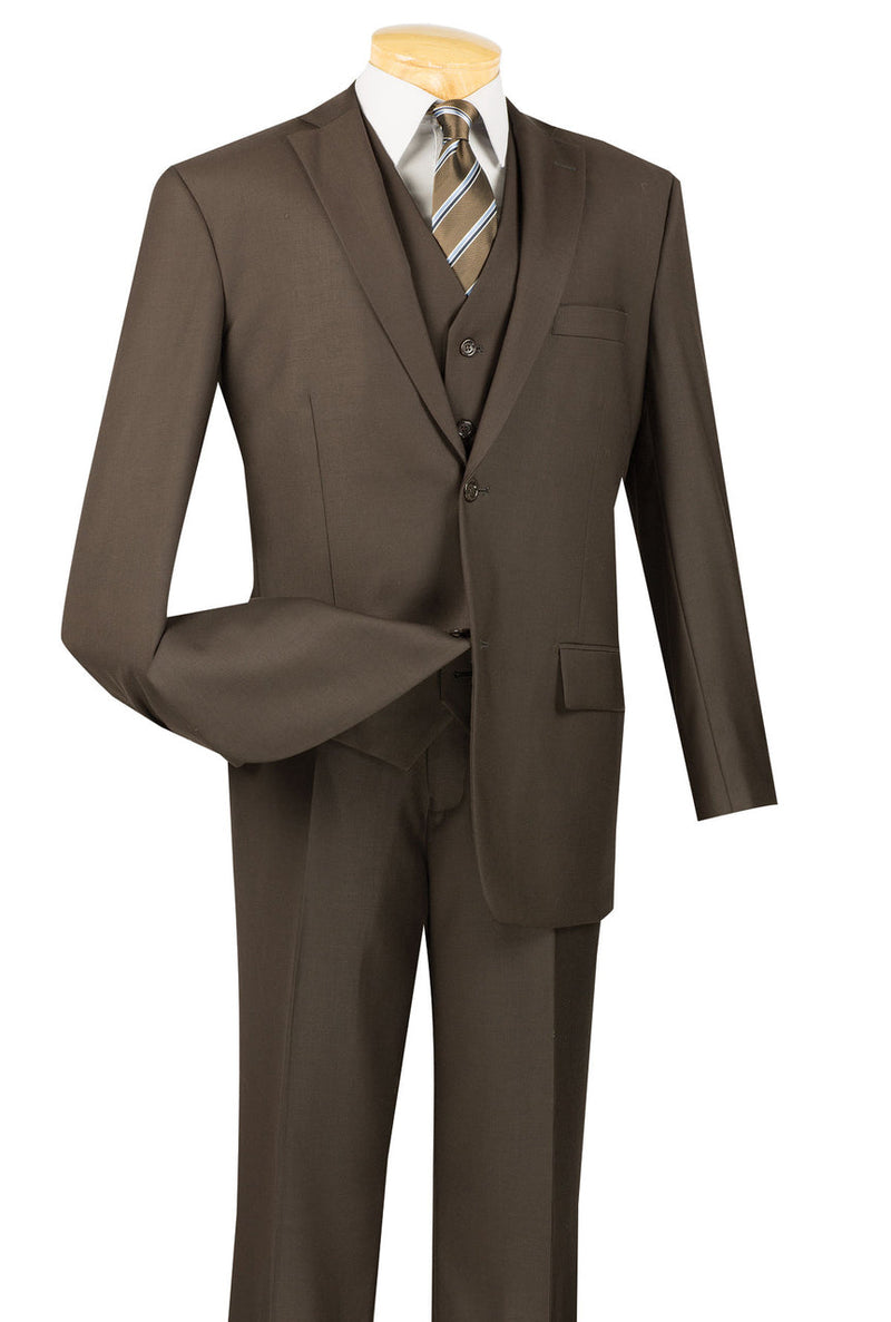 Vinci Suit V2TR-Brown - Church Suits For Less
