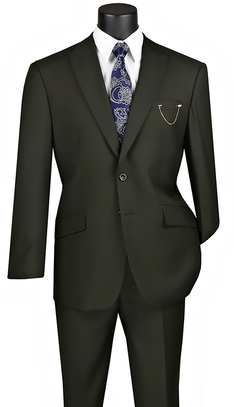 Vinci Suit M2TR-Olive - Church Suits For Less