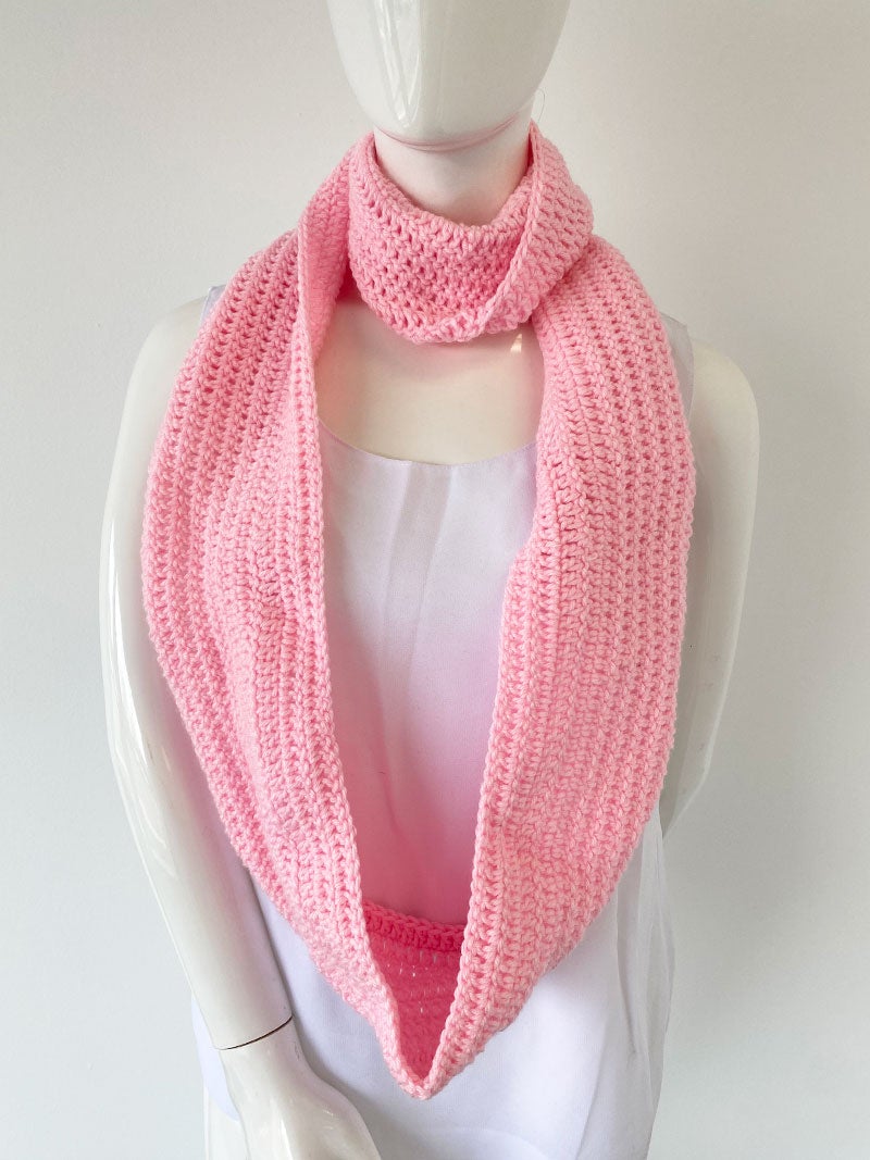 Women Fashion Scarf 008-Pink