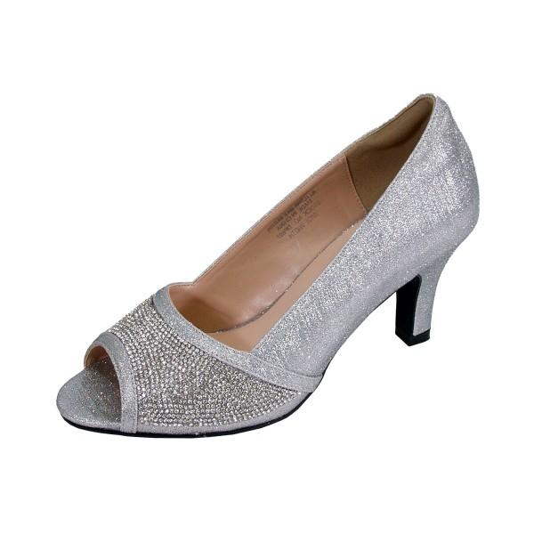 Women Church Shoes DP897C-Silver Women Church Shoes DP897C-Silver