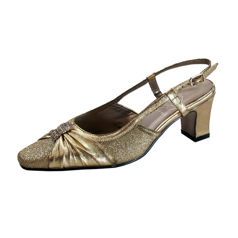 Gold Ladies Church Shoes Women Church Shoes DP750-Gold
