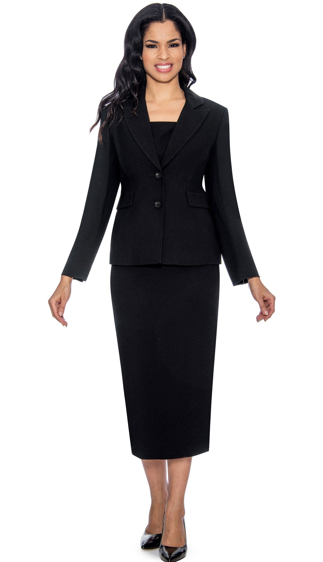 Giovanna Usher Suit S0708C-Black