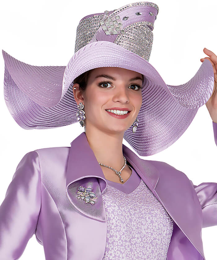 Champagne Italy Church Hat 6065 - Church Suits For Less