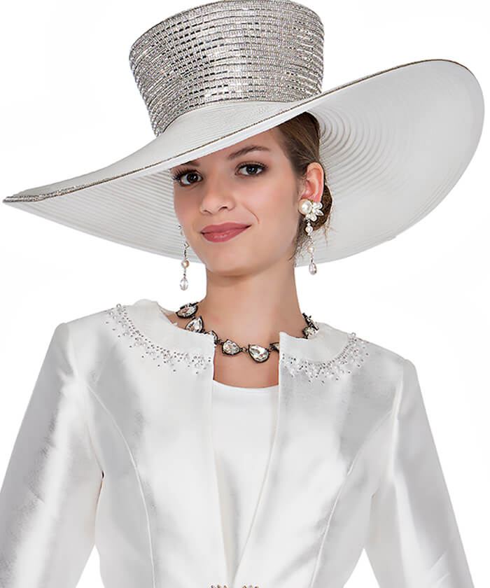Champagne Italy Church Hat 6058 - Church Suits For Less