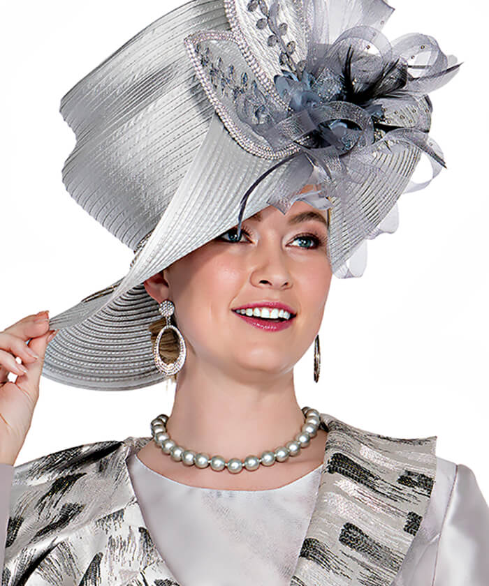 Champagne Italy Church Hat 6071 - Church Suits For Less
