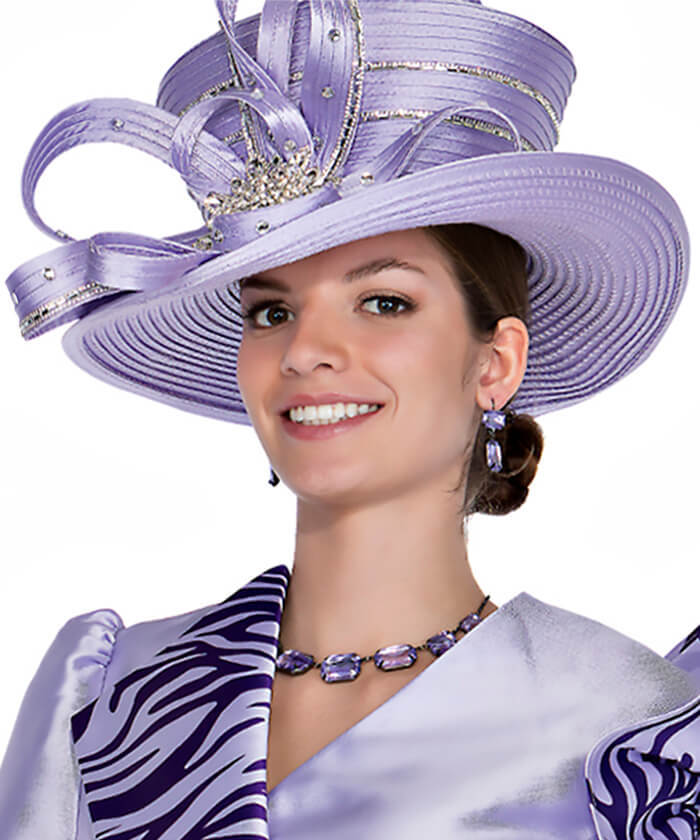 Champagne Italy Church Hat 6075 - Church Suits For Less