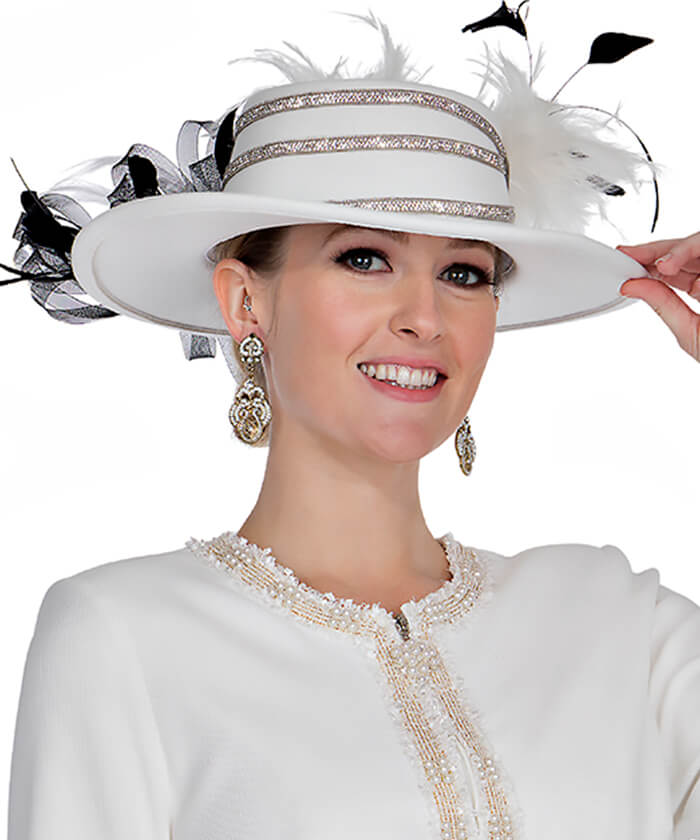 Champagne Italy Church Hat 5958 - Church Suits For Less